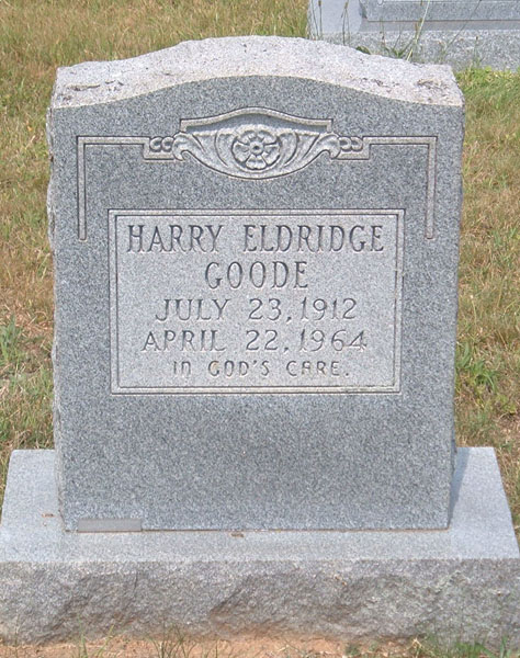 Harry Eldridge Goode
