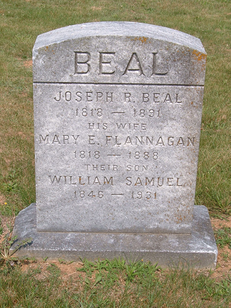 Joseph R. Beal, Mary E. Flannagan Beal, and Mary Emma Bledsoe Beal