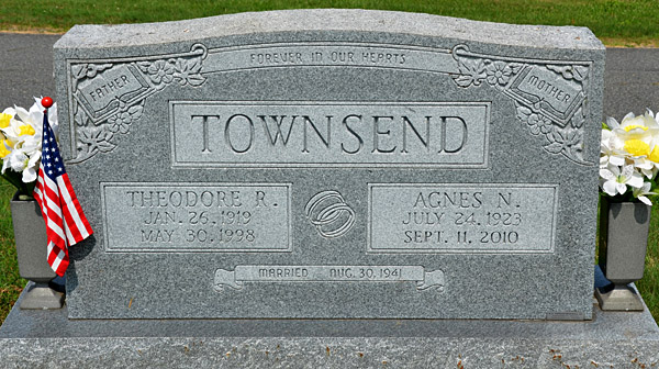Theodore R. Townsend and Agnes N. Townsend Gravestone