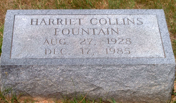 Harriet Collins Fountain