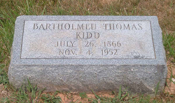 Bartholmeu Thomas Kidd 