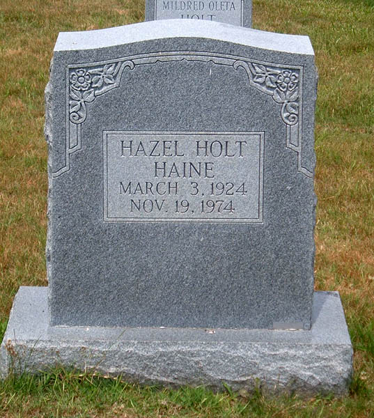 Hazel Holt Haine