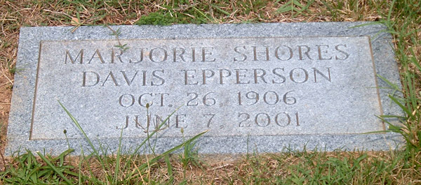 Marjorie Shores Davis Epperson
