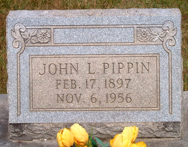 John L. Pippin Gravestone