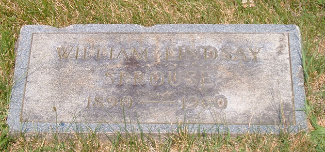 William Lindsay Sprouse Gravestone