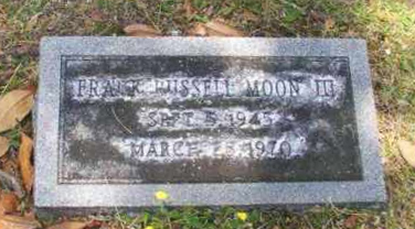 Frank Russell Moon III Gravestone