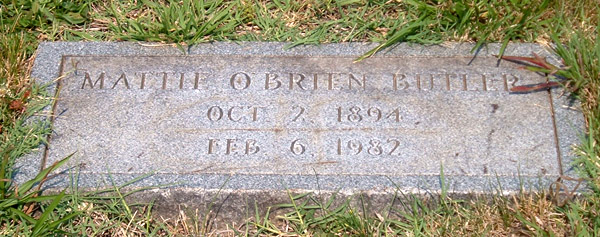 Mattie O'Brien Butler 