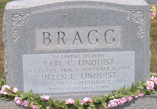 Earl C. Linquist Bragg and Helen E. Linquist Bragg 