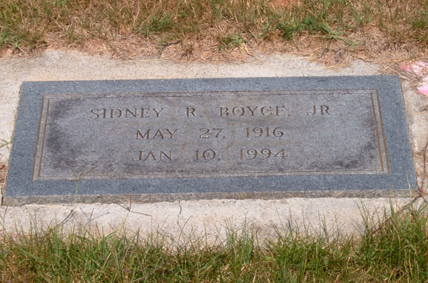 Sidney Randolph Boyce, Jr.