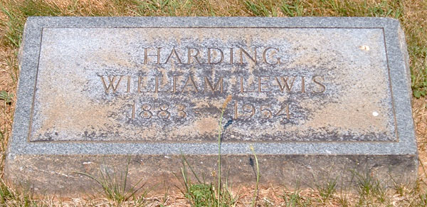William Lewis Harding Gravestone