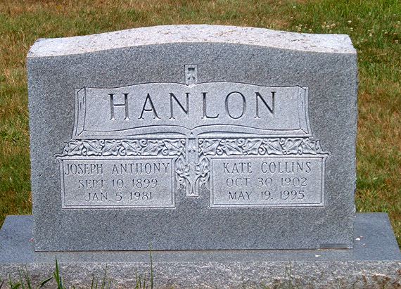 Joseph Anthony Hanlon and Kate Collins Hanlon