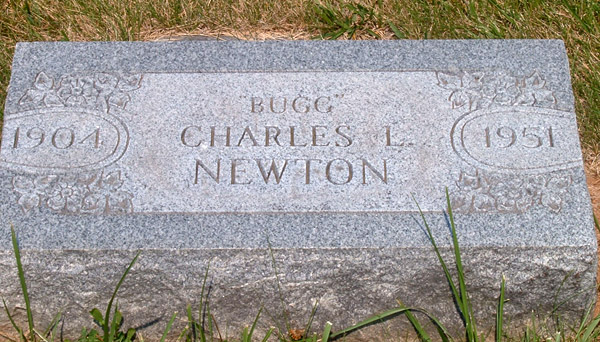 Charles L. 'Bugg' Newton Gravestone