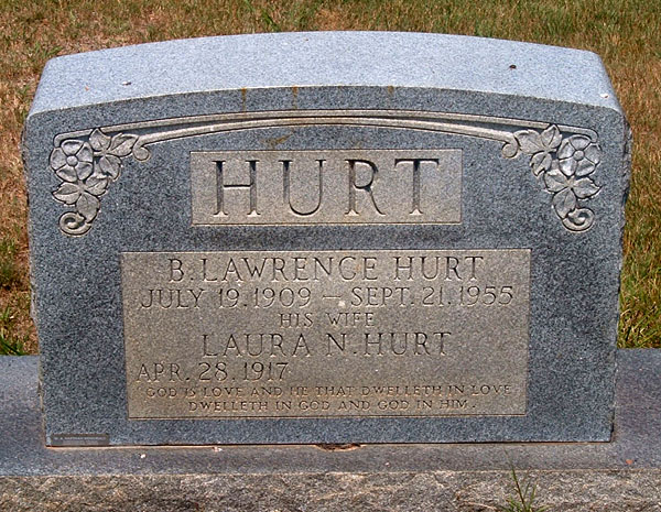B. Lawrence Hurt and Laura N. Hurt