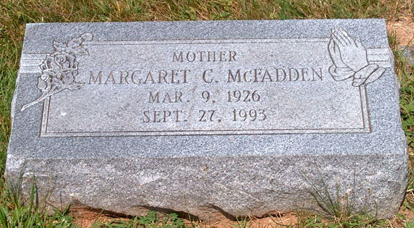 Margaret C. McFadden Gravestone