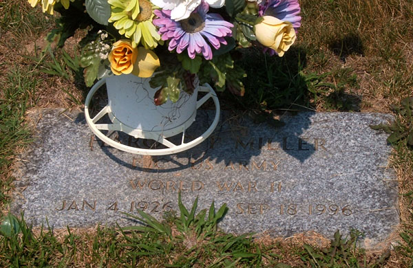 Harold B. Miller Gravestone