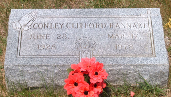 Conley Clifford Rasnake Gravestone