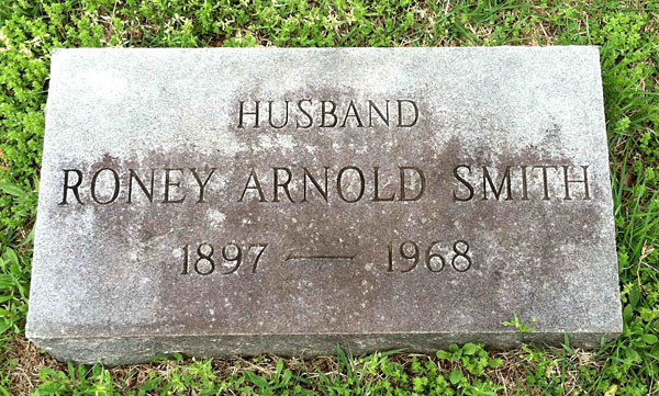 Roney Arnold Smith Gravestone