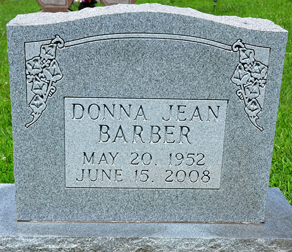 Donna Jean Baber Gravestone 