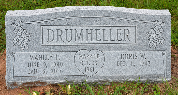 Manley L. Drumheller and Doris W. Drumheller Gravestone 