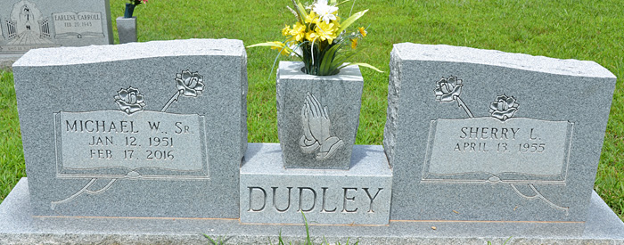 Michael W. Dudley, Sr., and Sherry L. Dudley Gravestone