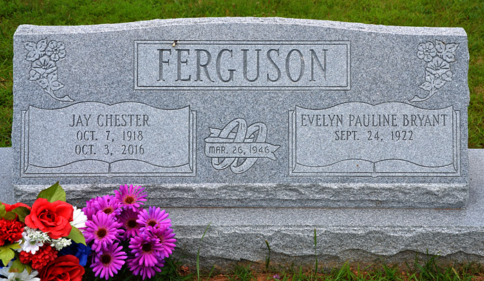 Jay Chester Ferguson and Evelyn Pauline Bryant Ferguson