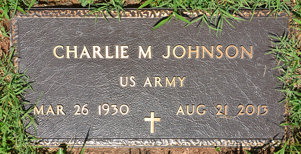 Charlie M. Johnson Gravestone