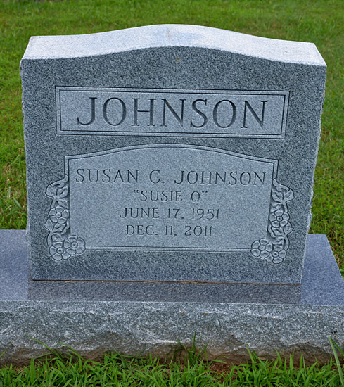 Susan C. Johnson Gravestone