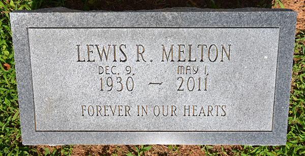 Lewis R. Melton Gravestone