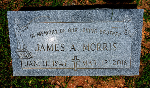 James A. Morris Gravestone, Scottsville Cemetery