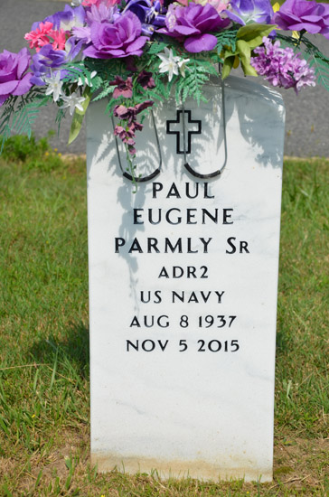 Paul Eugene Parmly, Sr., Gravestone