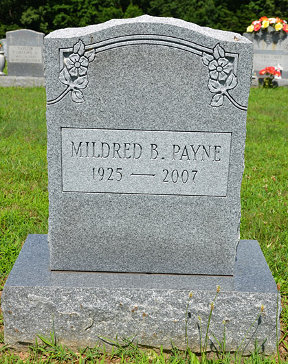 Mildred B. Payne Gravestone 