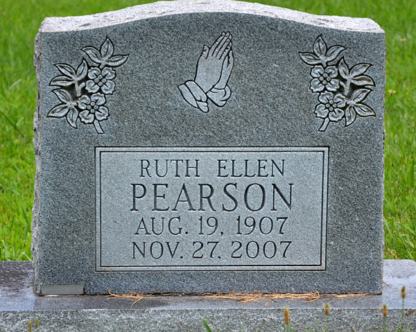 Ruth Ellen Pearson Gravestone