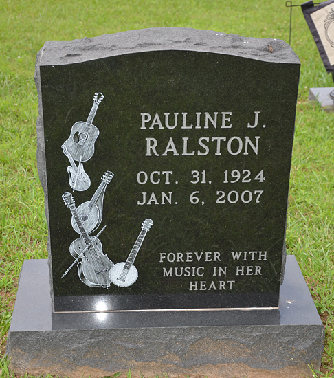 Pauline J. Ralston  Gravestone 