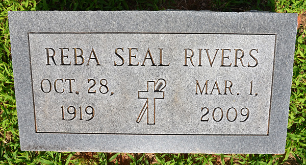 Reba Seal Rivers Gravestone