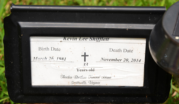 Kevin Lee Shifflett Gravestone