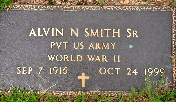 Alvin Nicholas Smith Gravestone