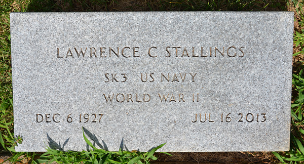 Lawrence C. Stallings Gravestone