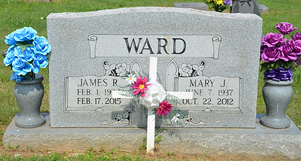 James R. Ward and Mary J. Ward Gravestone