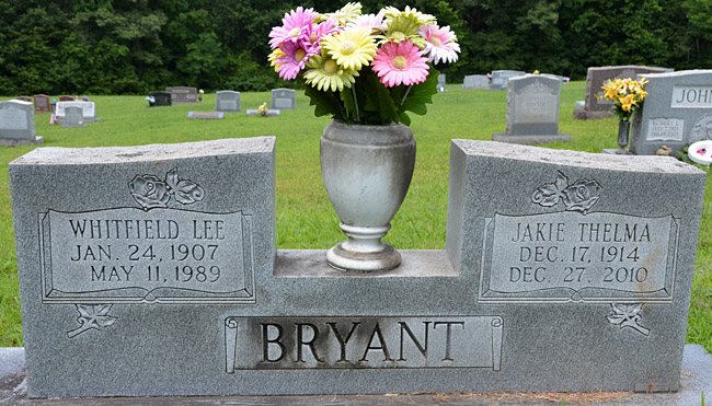 Whitfield Lee Bryant and Jakie Thelma Bryant