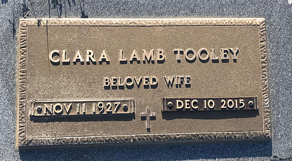 Clara Tooley Lamb Mundy Gravestone, Scottsville Cemetery. 