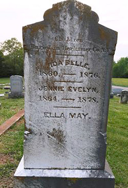 Ida Belle, Jennie Evelyn, and Ella May Beal, Scottsville Cemetery