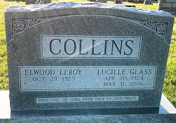 Elwood Leryoy Collins and Lucille Rose Glass Collins