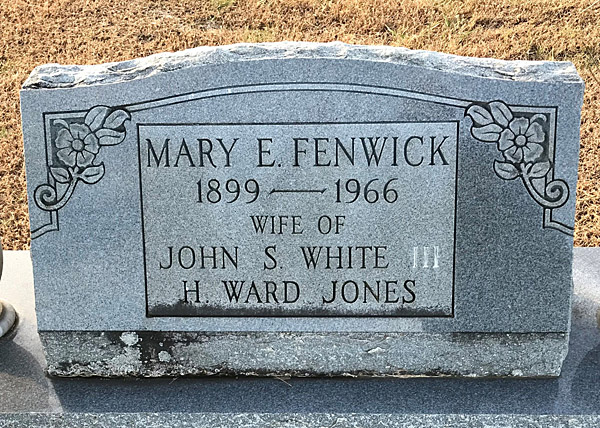 Mary E. Fenwick Gravestone