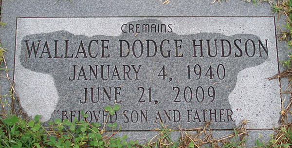 Wallace Dodge Hudson, Scottsville Cemetery