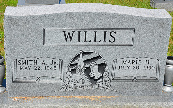 Smith A. Willis, Jr., and Mariett WillisGravestone, Scottsville Cemetery