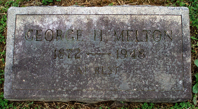 George H. Melton Gravestone