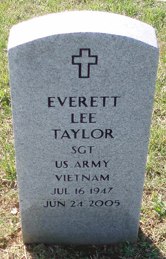 Everett Lee Taylor Gravestone