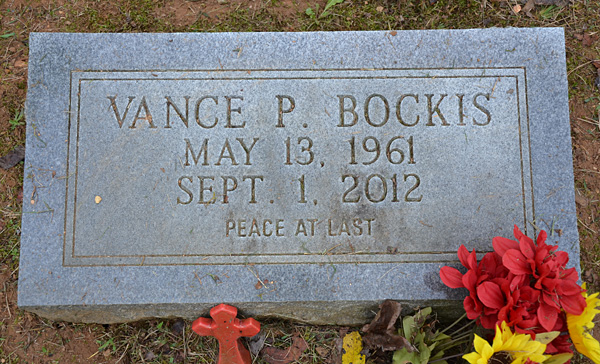 Vance Peter Bockis Gravestone, St. Stephens Episcopal Church Cemetery