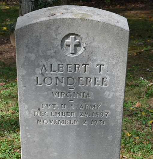 Albert T. Londeree Gravestone, St. Stephens Episcopal Church
