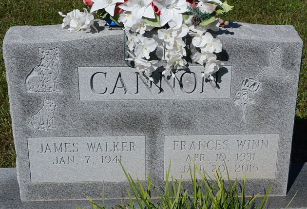 James Walker Cannon and Frances Winn Cannon, Antioch Baptist Church